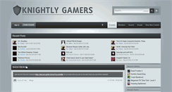 Desktop Screenshot of knightly-gamers.com